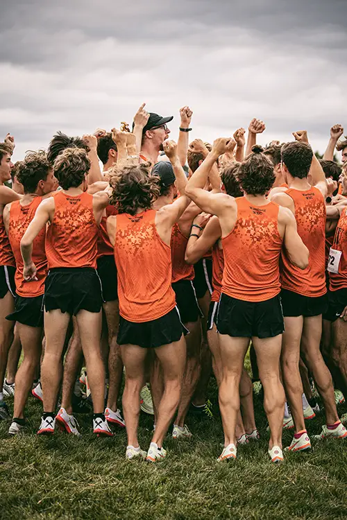 Cross Country celebrates together