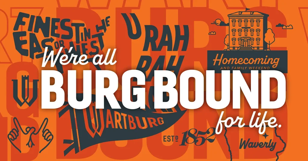 Homecoming 2025 Logo - Burg Bound